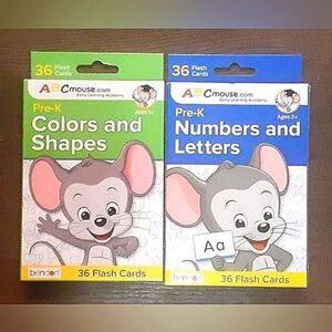 Set of 2 New ABC Mouse Flashcards